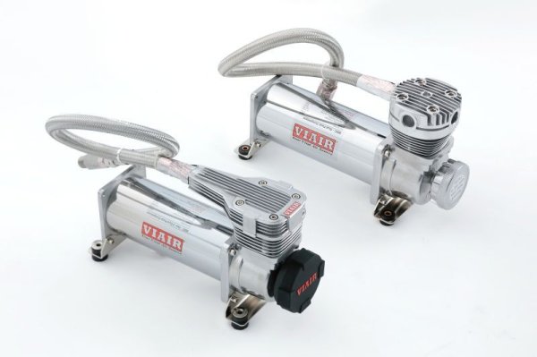 VIAIR エアサスコンプレッサー 480C ジャンク バイエアー VIAIR メッシュホース（485C/480C） - エアフォース